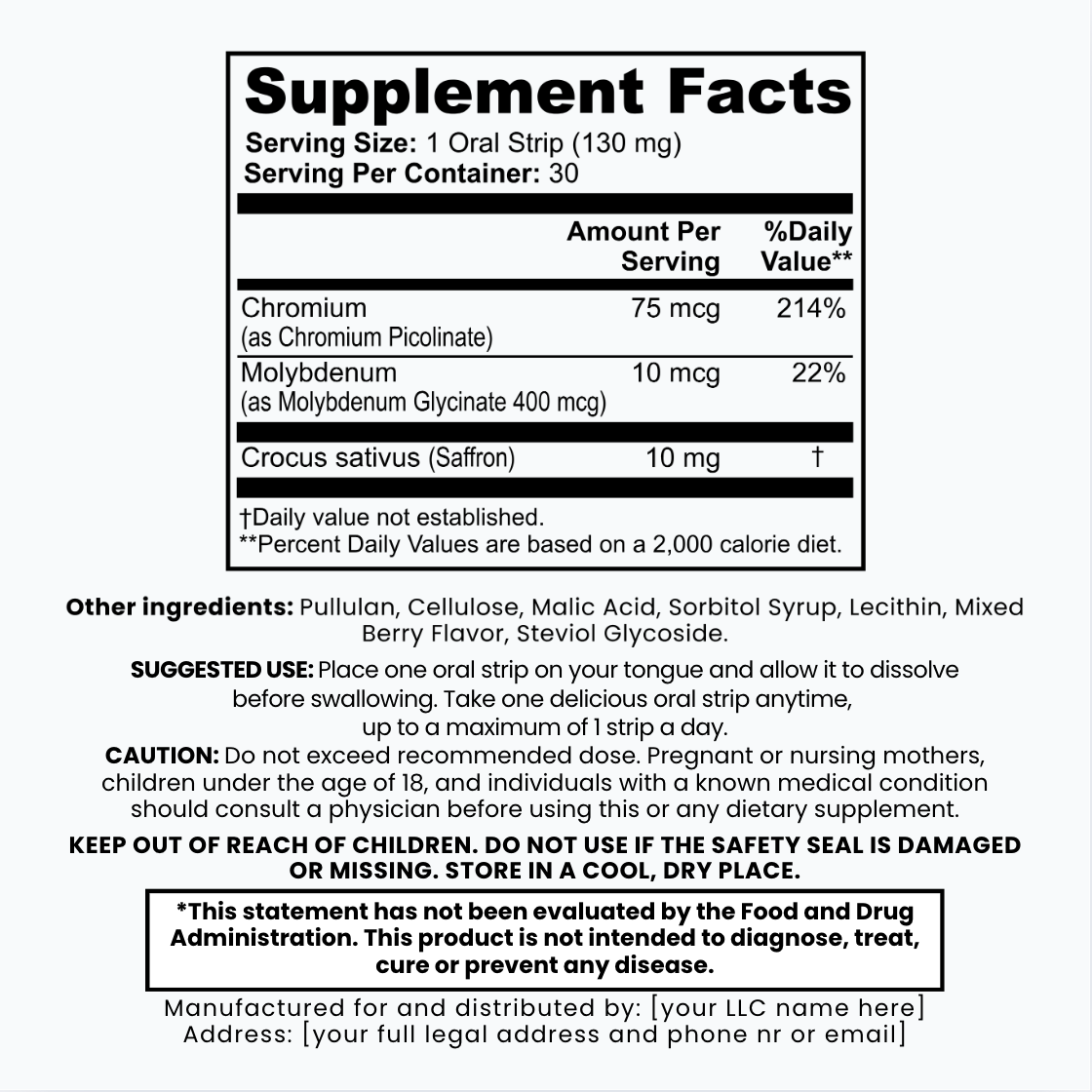 Weight Support Strips